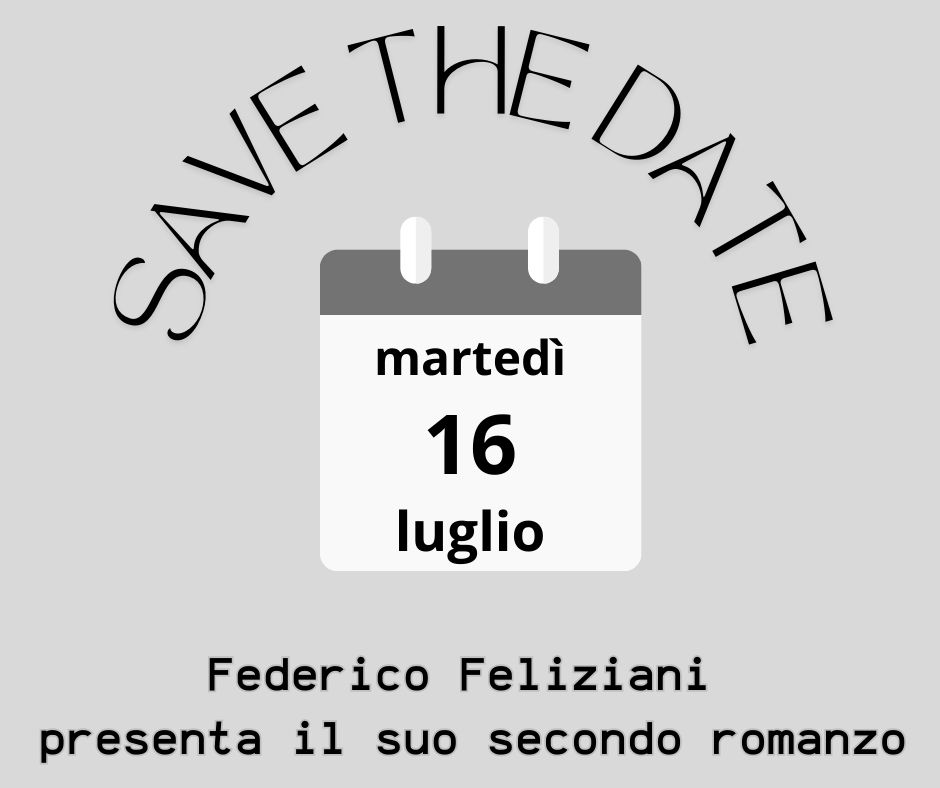 Martedì 16 luglio presenterò il mio secondo romanzo a Sasso&nbsp;Marconi